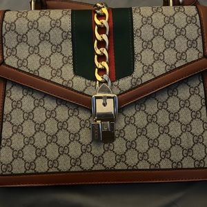 Women Gucci Tote Bag, Light brown, Medium sized bag